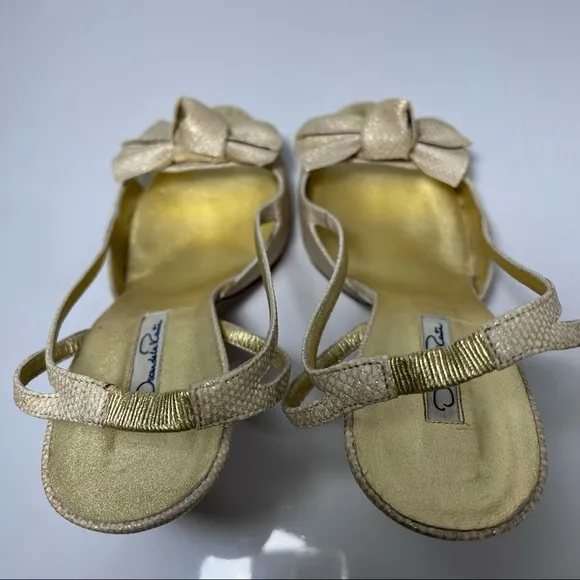 Oscar De larenta sling back shoes