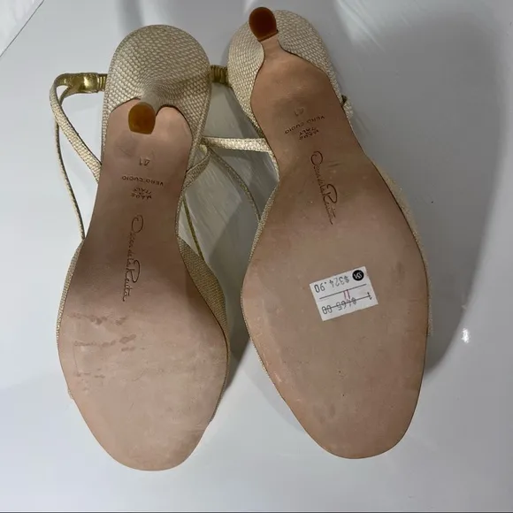 Oscar De larenta sling back shoes