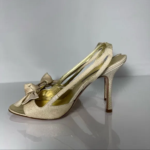 Oscar De larenta sling back shoes