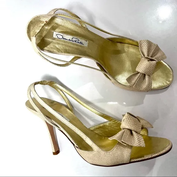 Oscar De larenta sling back shoes