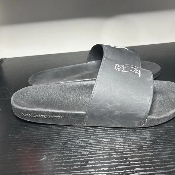 OVO October's Very Own Black Slides Slip On Sandals Mens Size 12