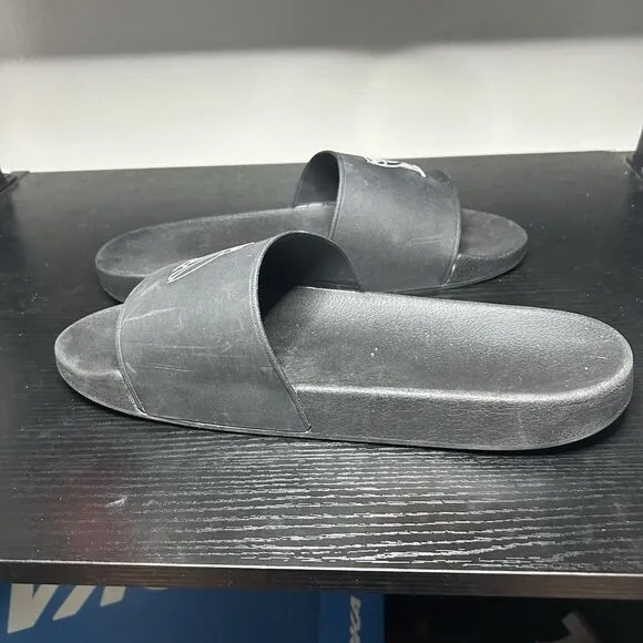 OVO October's Very Own Black Slides Slip On Sandals Mens Size 12