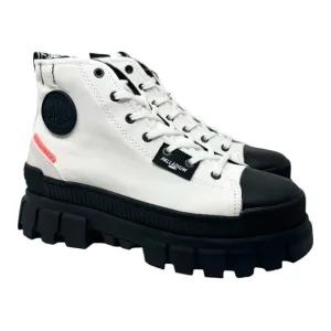 Palladium Women’s Revolt Hi TX Round Toe Hiking Boots 97242-116-M White Size 9