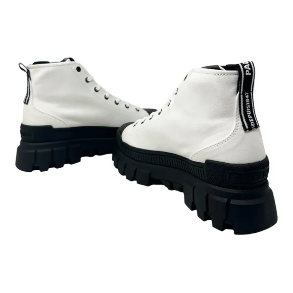 Palladium Women’s Revolt Hi TX Round Toe Hiking Boots 97242-116-M White Size 9