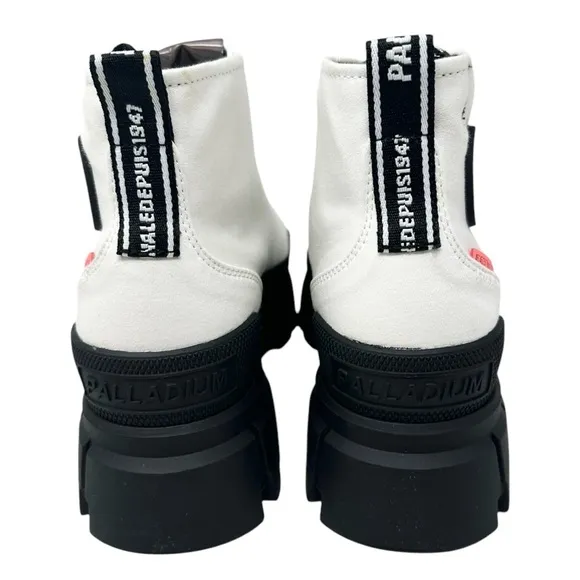 Palladium Women’s Revolt Hi TX Round Toe Hiking Boots 97242-116-M White Size 9