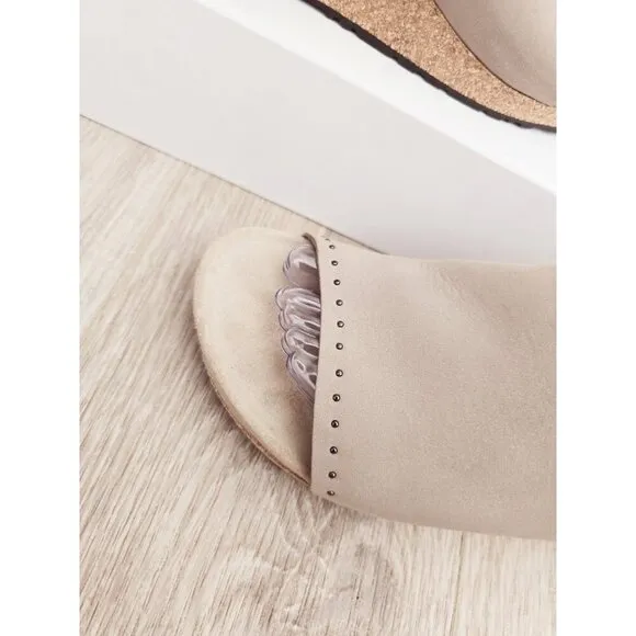 Papillio Birkenstock Namica Rivets Stud Slip On Slide Wedge Sandals 41 10 10.5