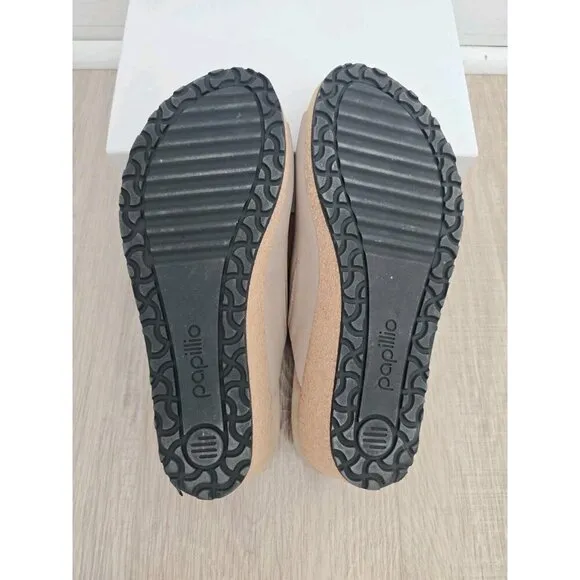 Papillio Birkenstock Namica Rivets Stud Slip On Slide Wedge Sandals 41 10 10.5
