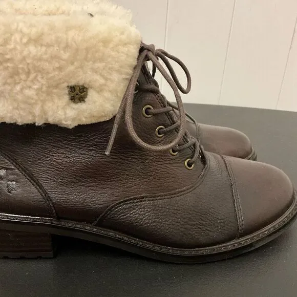 Patricia Nash Women's 10 Lia 2 Tartan Sherpa Lined Cold Weather Booties Boots