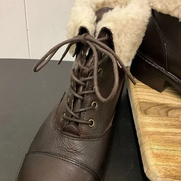 Patricia Nash Women's 10 Lia 2 Tartan Sherpa Lined Cold Weather Booties Boots