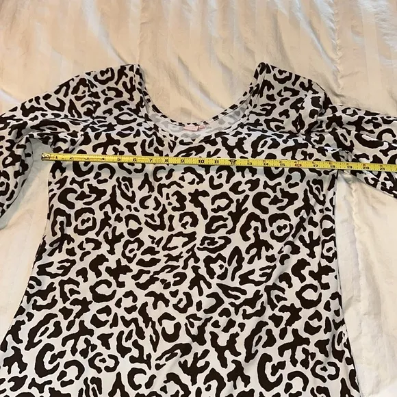 Persifor Kilpatrick 3/4 Sleeve Leopard Print Dress Brown Sz XL NWOT