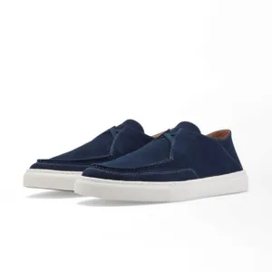 Peter Millar | Men's Seaside Breeze Slip On Canvas Shoes in Navy