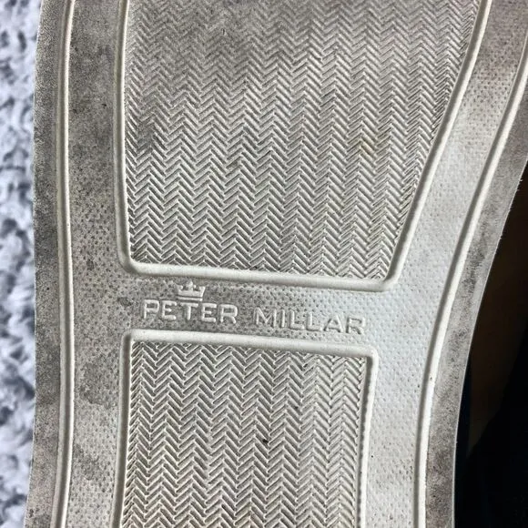Peter Millar Seaside Mesh‎ Mariner Shoes Mens Size 13 Navy Lace Up Casual Golf