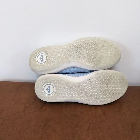 Peter Millar Women Hyperlight Glide Light Blue Sneaker Shoe size 7.5