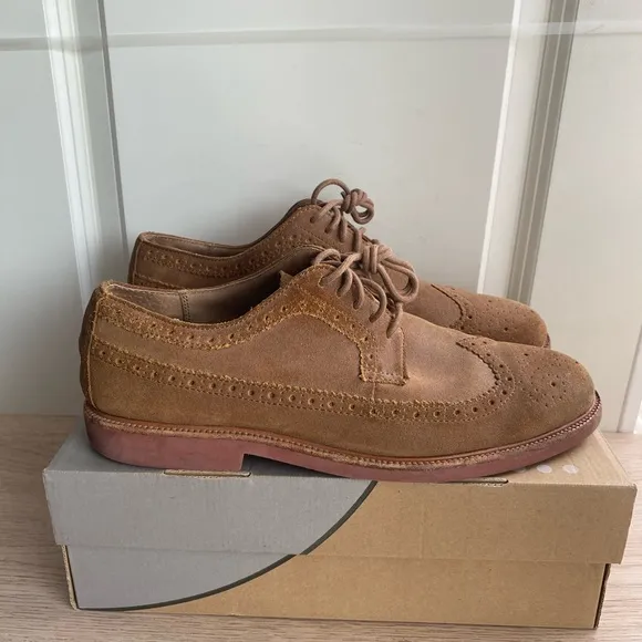 Polo Ralph Lauren Brown Lace Up Oxford Casual Shoes - Men 12 D