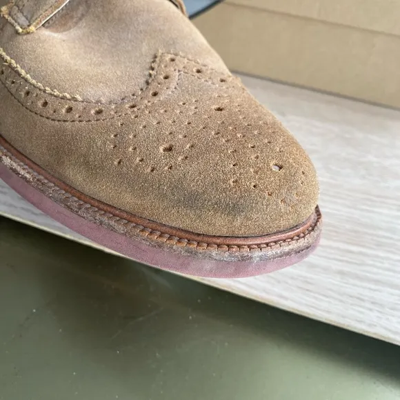Polo Ralph Lauren Brown Lace Up Oxford Casual Shoes - Men 12 D