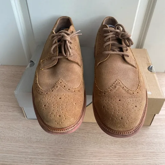 Polo Ralph Lauren Brown Lace Up Oxford Casual Shoes - Men 12 D