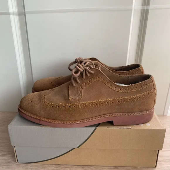 Polo Ralph Lauren Brown Lace Up Oxford Casual Shoes - Men 12 D
