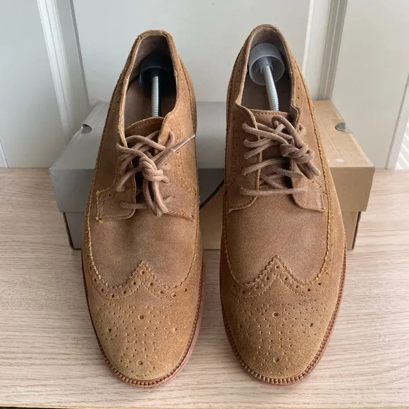 Polo Ralph Lauren Brown Lace Up Oxford Casual Shoes - Men 12 D
