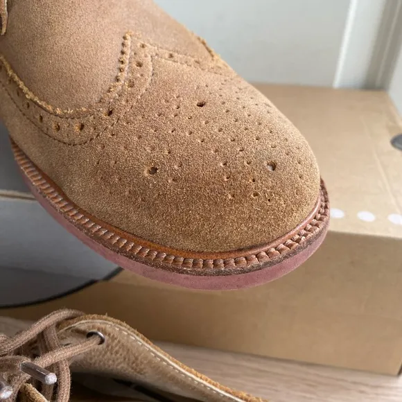 Polo Ralph Lauren Brown Lace Up Oxford Casual Shoes - Men 12 D