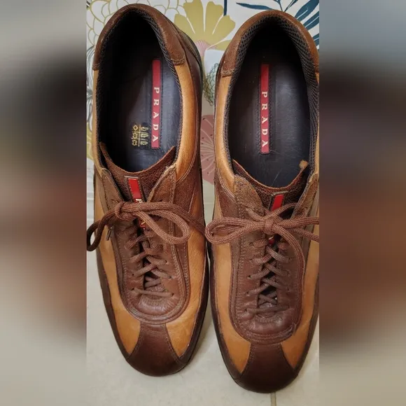 Prada Men's casual bowling style shoes Size 10.5