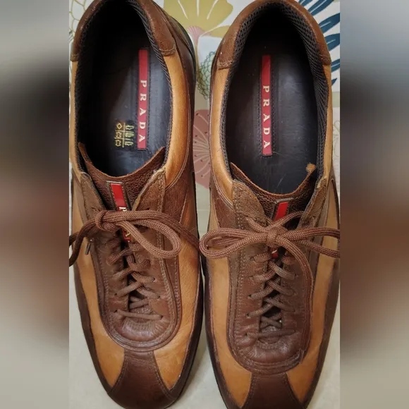 Prada Men's casual bowling style shoes Size 10.5