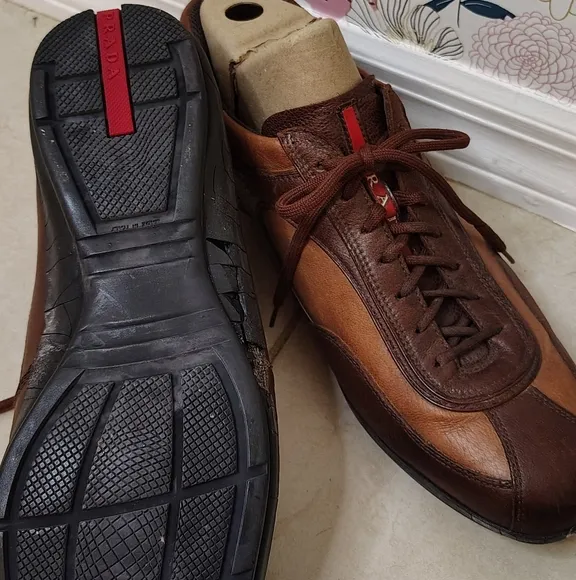 Prada Men's casual bowling style shoes Size 10.5
