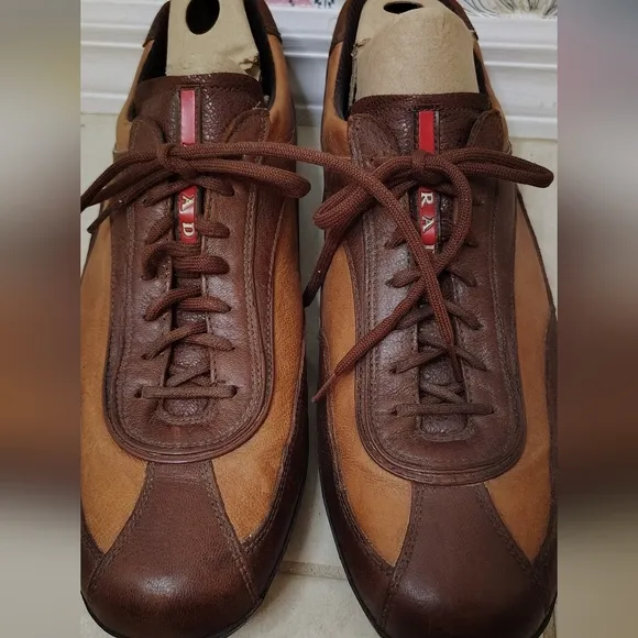 Prada Men's casual bowling style shoes Size 10.5
