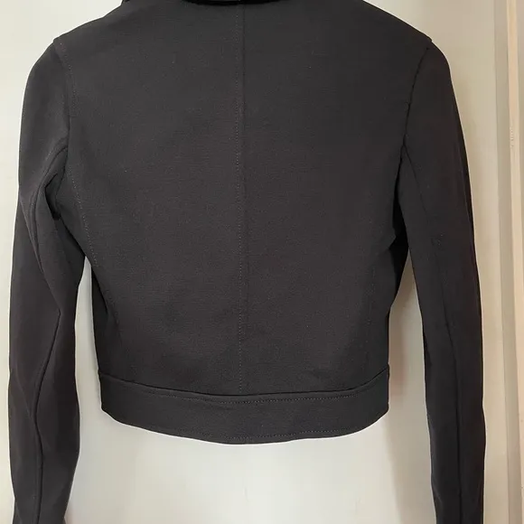 Prada Y2K Vintage Black Nylon Box Jacket EU size 40 US women’s size 2