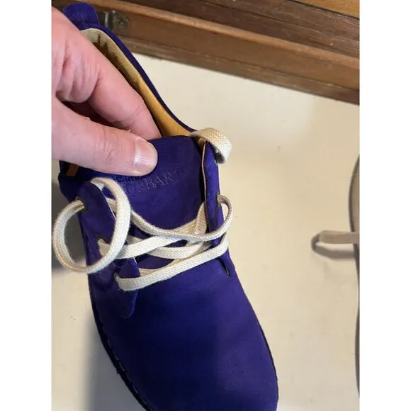 PRE-OWNED Samuel Hubbard Free Leather Shoes Men SZ 10 US Medium- Purple M1100046