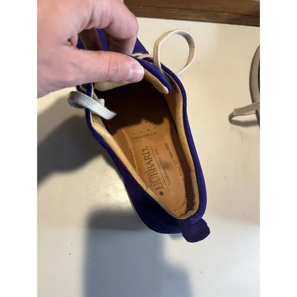 PRE-OWNED Samuel Hubbard Free Leather Shoes Men SZ 10 US Medium- Purple M1100046