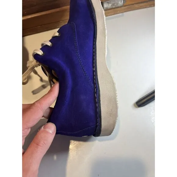 PRE-OWNED Samuel Hubbard Free Leather Shoes Men SZ 10 US Medium- Purple M1100046