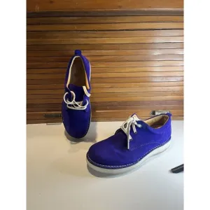 PRE-OWNED Samuel Hubbard Free Leather Shoes Men SZ 10 US Medium- Purple M1100046