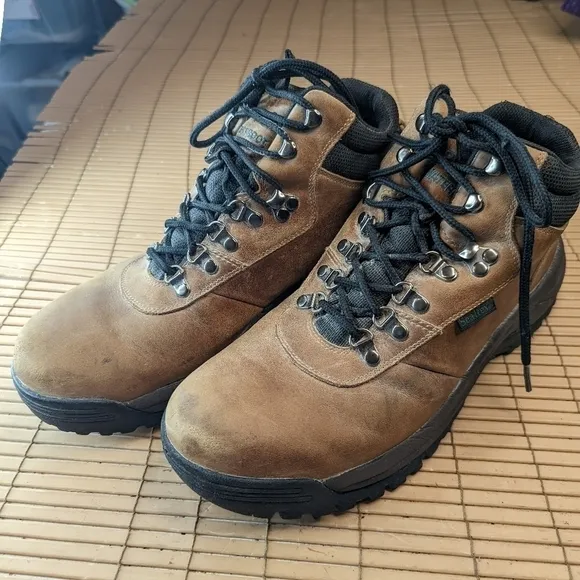 Propet M3188 &quot;Cliff Walker&quot; Sealtex Waterproof tan Nubuck Leather Lace Up Boots