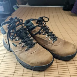 Propet M3188 &quot;Cliff Walker&quot; Sealtex Waterproof tan Nubuck Leather Lace Up Boots