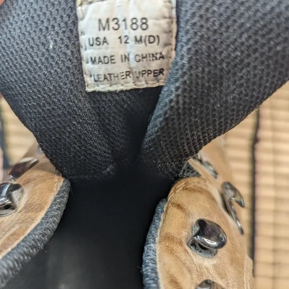 Propet M3188 &quot;Cliff Walker&quot; Sealtex Waterproof tan Nubuck Leather Lace Up Boots