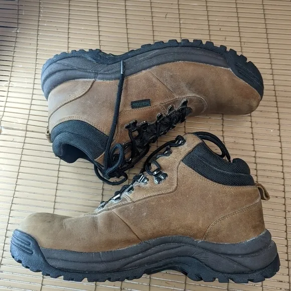 Propet M3188 &quot;Cliff Walker&quot; Sealtex Waterproof tan Nubuck Leather Lace Up Boots