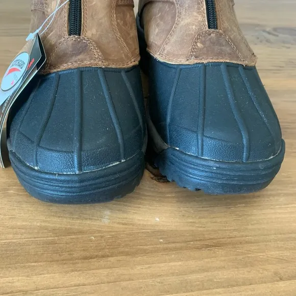 Propet Men's Blizzard Brown Ankle Zip Boots M3786 Size 8.5 XXWide