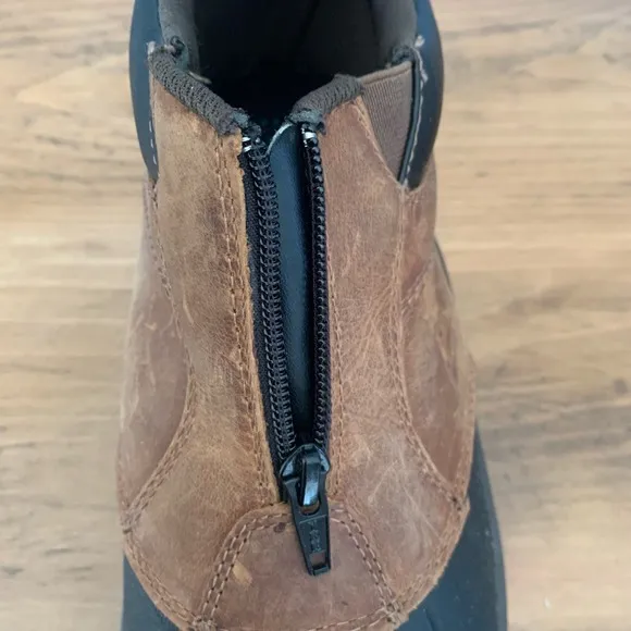 Propet Men's Blizzard Brown Ankle Zip Boots M3786 Size 8.5 XXWide