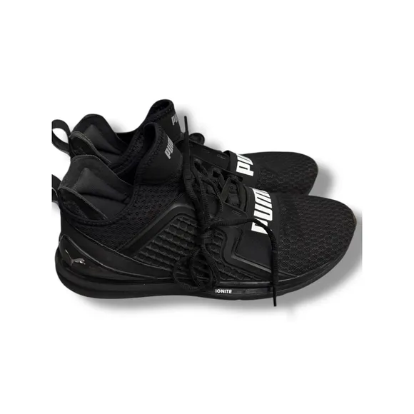 Puma Ignite limitless black Running Shoes Lightweight Athletic Sneakers Sz 12
