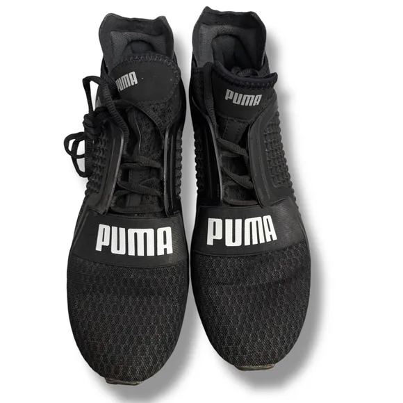 Puma Ignite limitless black Running Shoes Lightweight Athletic Sneakers Sz 12
