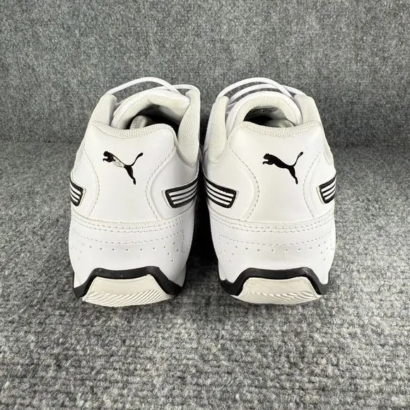 Puma Redon Bungee Mens 12 Shoes White Black Slip On Running Athletic Sneakers