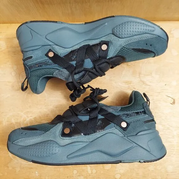PUMA Rs-X DIY 385911-01 Men's US 9 Livid Blue Grey Running Shoes NWOT