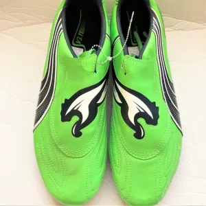 Puma Soccer Cleats Shoes NEW 102330 V3.11 Men 8 12 covered tongue Green Black