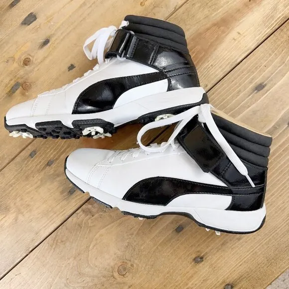 Puma TitanTour Ignite shoe hi-top‎ Black White 6.5 Mens