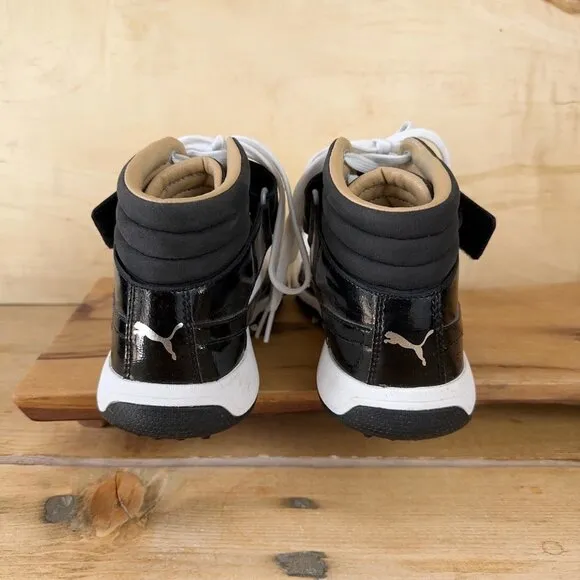 Puma TitanTour Ignite shoe hi-top‎ Black White 6.5 Mens