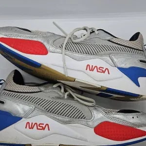 PUMA Mens Rs-X Space Agency Sneakers Shoes Casual - Silver Size 13