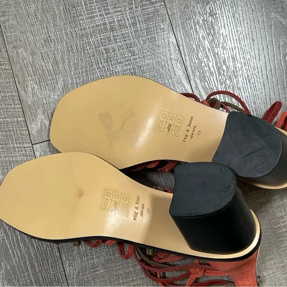 rag &amp; bone Camille sandals size 41 USA 10.5 NWOT