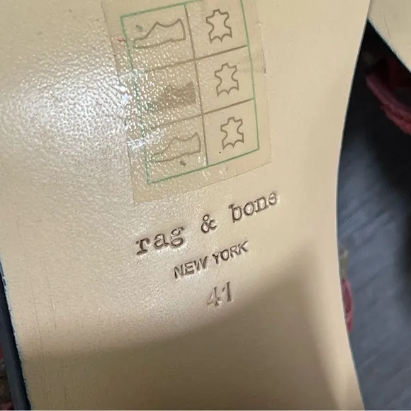rag &amp; bone Camille sandals size 41 USA 10.5 NWOT
