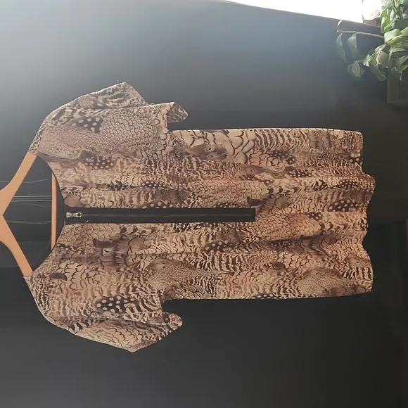 Rag &amp; bone dalmeny feather print dress
