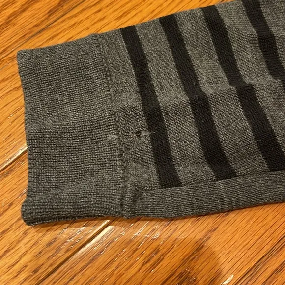 Rag and Bone black and gray striped sweater dress, Small